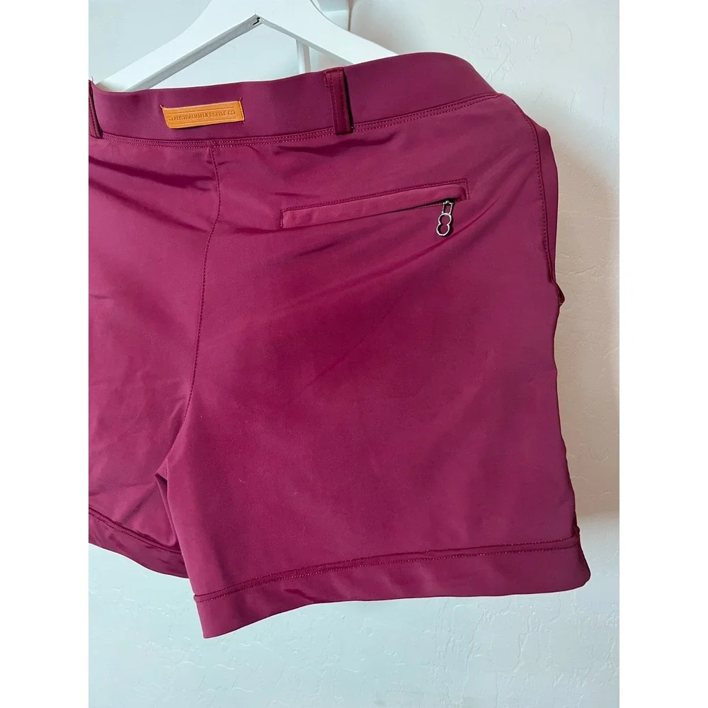 2Eros Bondi Mens Mid-Thigh Swim Short in Eco-Fabric size XL  Burgundy